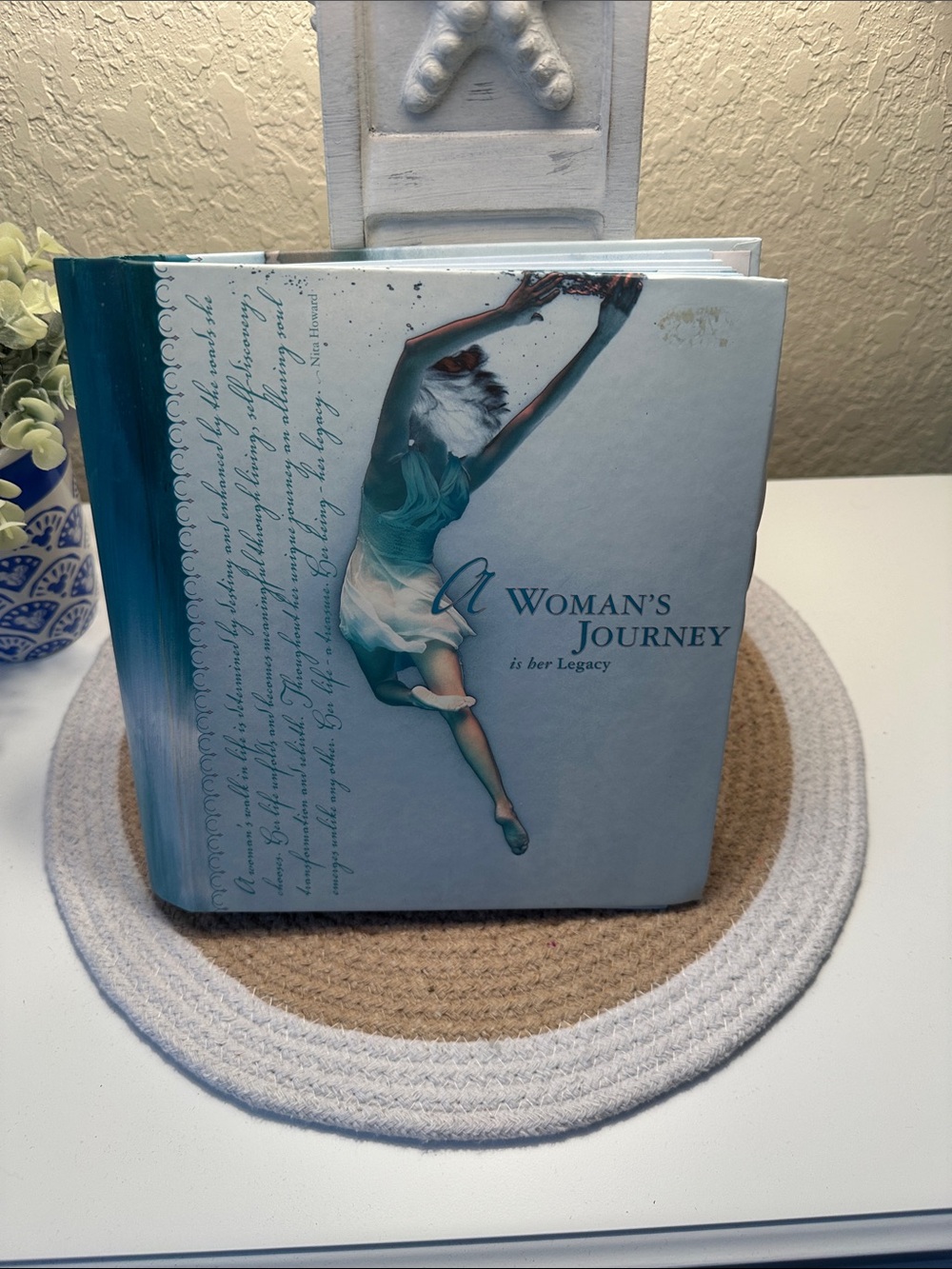 A Woman's Journey Hardcover Book - Blue Cover